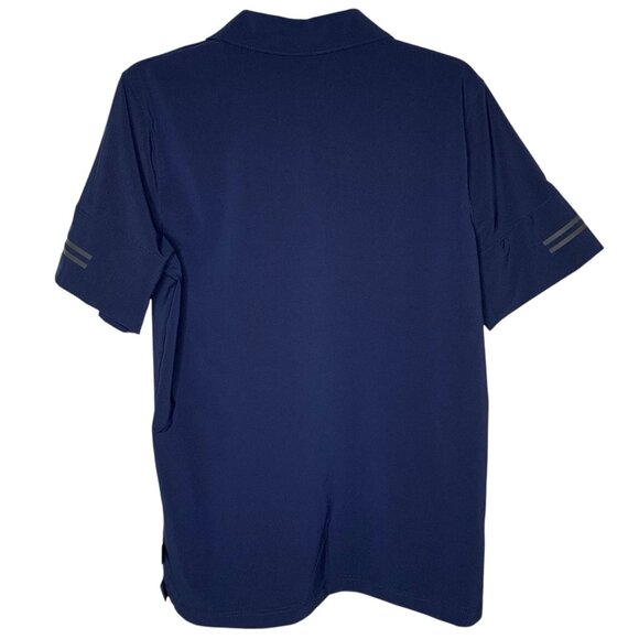 Nike West Virginia Mountaineers Coaches Performance Polo Size Small Blue Gold - Picture 5 of 8